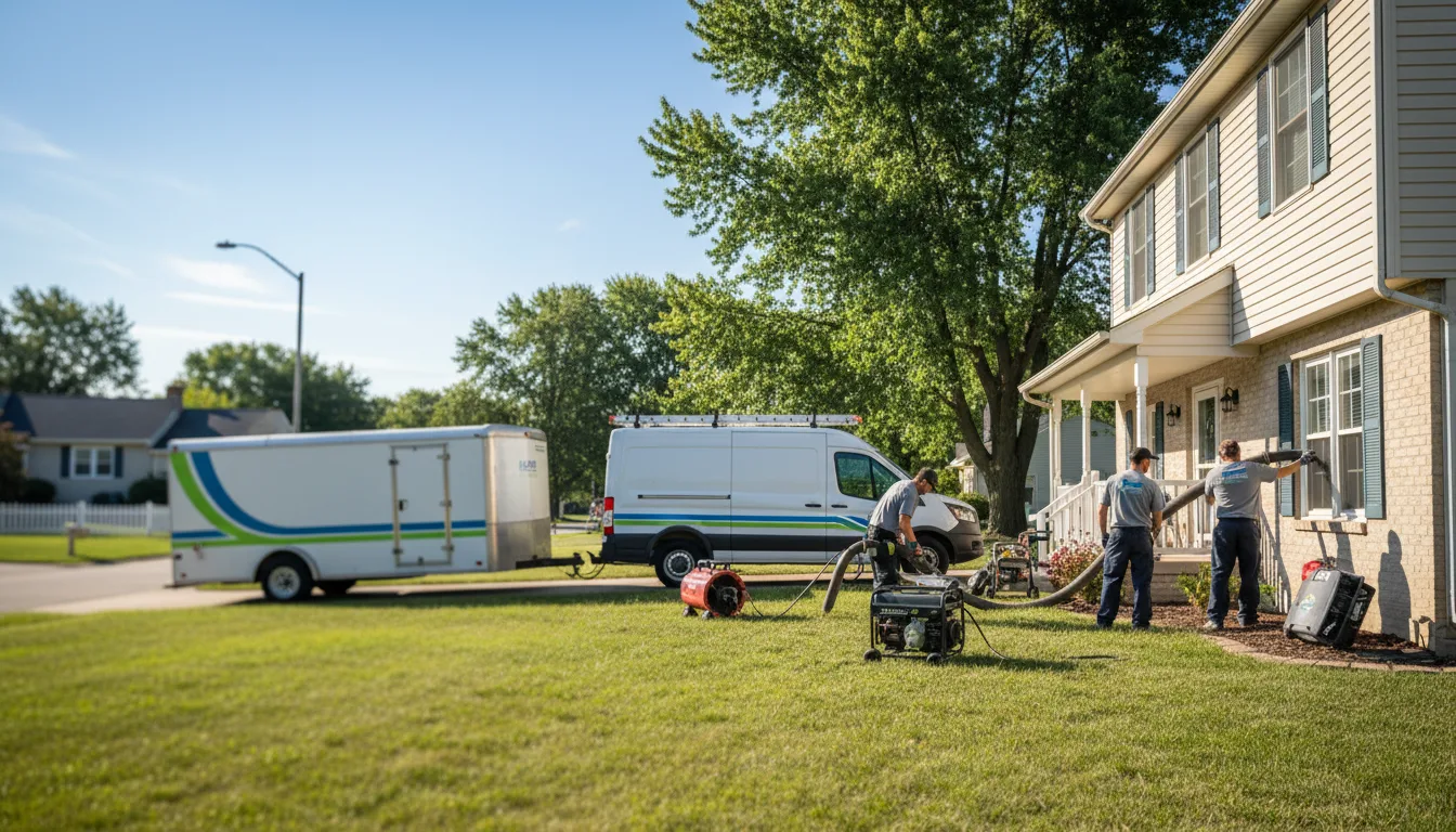 Flooded Basement Restoration And Cleanup With Repair in North Jackson, OH near me